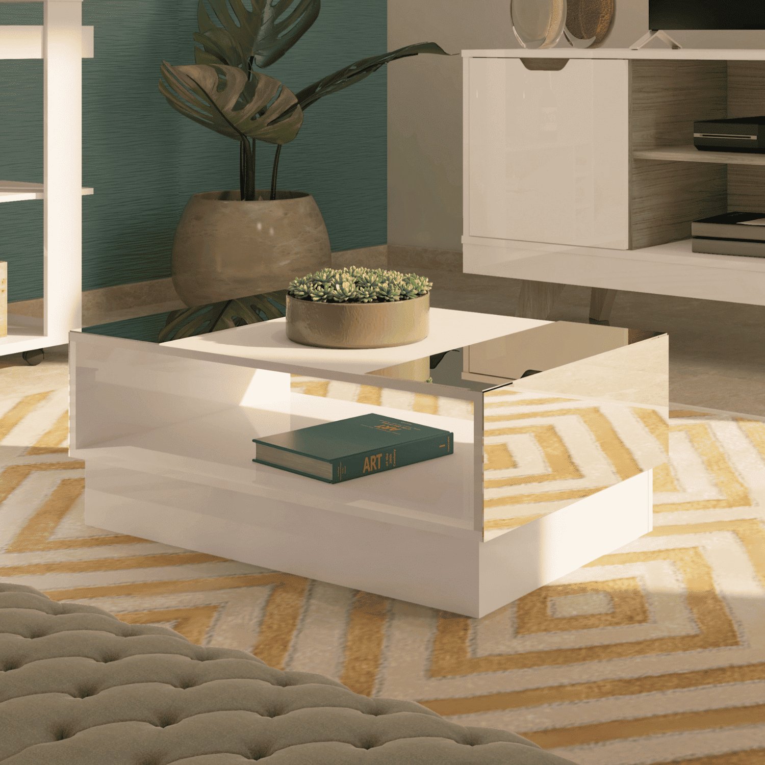 Mesa Centro 90x36x59 cm Detroit