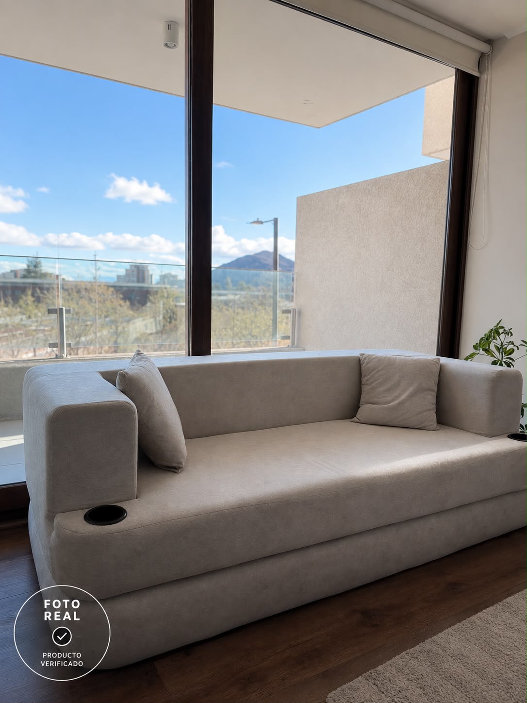 Sofá Cama en Caja Muna Beige 188 cm