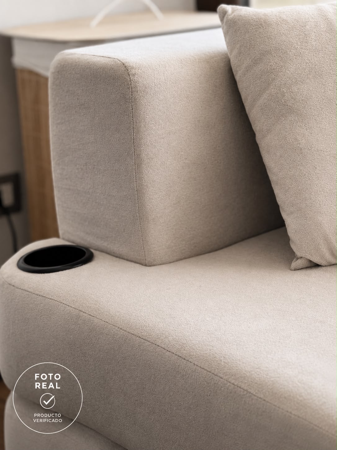 Sofá Cama en Caja Muna Beige 188 cm