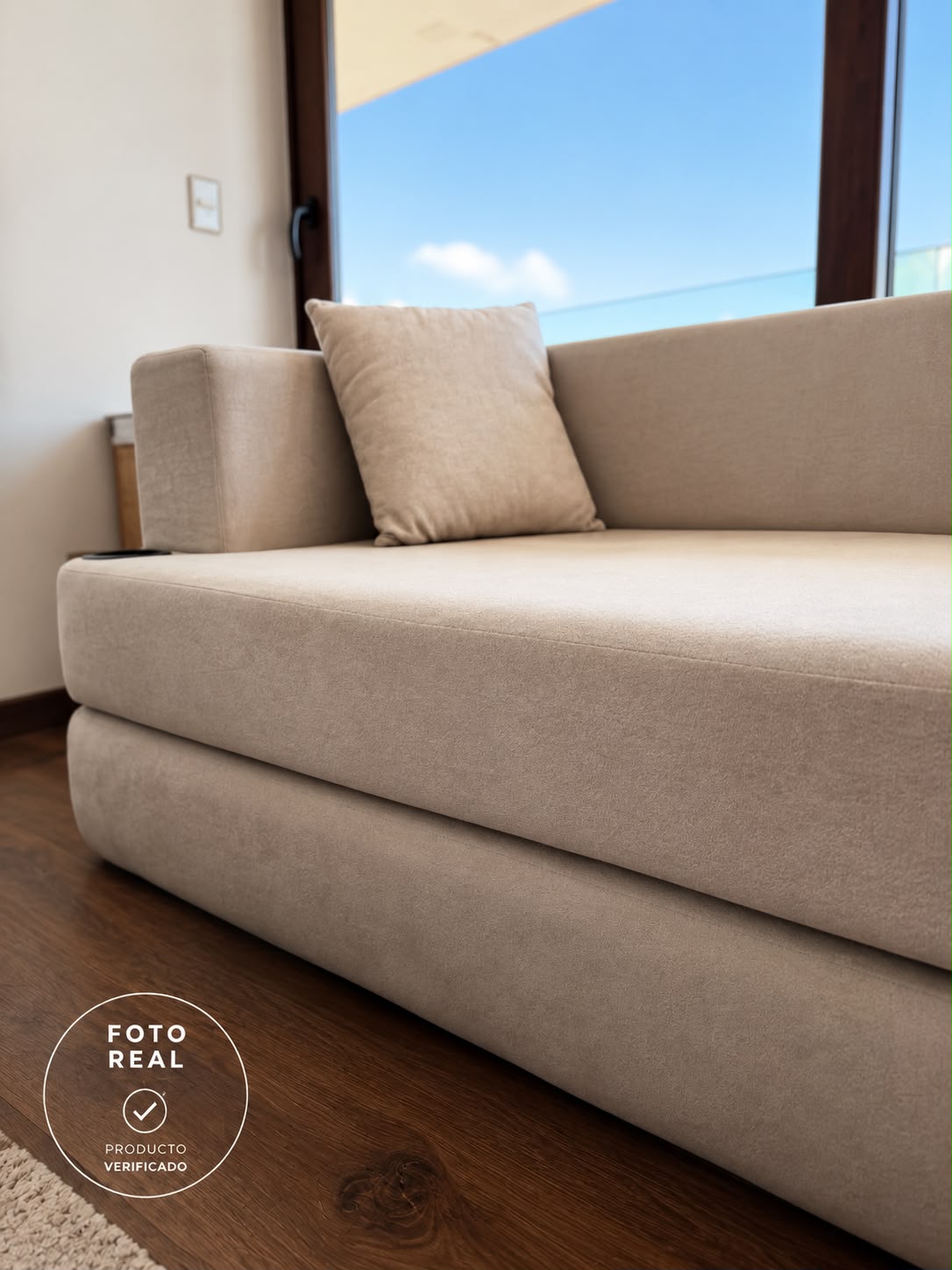 Sofá Cama en Caja Muna Beige 188 cm